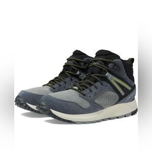 Merrell Men’s Wildwood Mid Leather Waterproof Hiking Boots in Granite| 9M